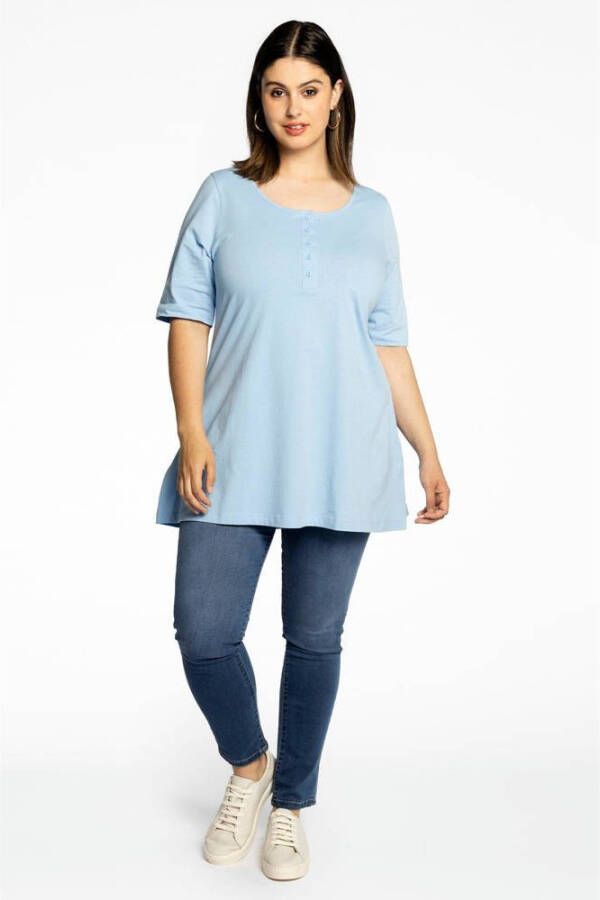 YOEK tuniek COTTON lichtblauw - Foto 2