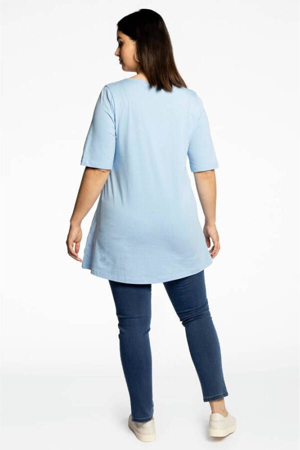 YOEK tuniek COTTON lichtblauw - Foto 3