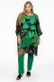 YOEK tuniek met all over print groen zwart - Thumbnail 2