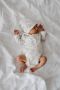 Yumi Baby newborn overslag romper Fairytale off white beige Ecru Katoen V-hals 62 - Thumbnail 3