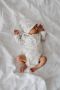 Yumi Baby newborn overslag romper Fairytale off white beige Ecru Katoen V-hals 62 - Thumbnail 3