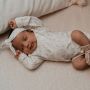 Yumi Baby newborn romper Fairytale off white beige Ecru Jersey Ronde hals 56 - Thumbnail 3