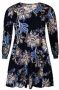 Zhenzi jurk COLETTE met all over print donkerblauw blauw - Thumbnail 3