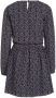 Zigga jurk met panterprint blauw roestbruin Meisjes Polyester Ronde hals 140 - Thumbnail 2