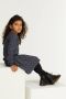 Zigga jurk met panterprint blauw roestbruin Meisjes Polyester Ronde hals 140 - Thumbnail 3