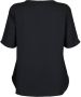 Zizzi blousetop MSERENA van gerecycled polyester zwart - Thumbnail 3