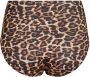 Zizzi high waist bikinibroekje STRIS bruin beige - Thumbnail 3