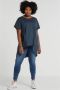 Zizzi high waist cropped super slim fit jeans AMY dark denim - Thumbnail 4