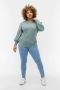 Zizzi high waist cropped super slim fit jeans AMY light denim - Thumbnail 2