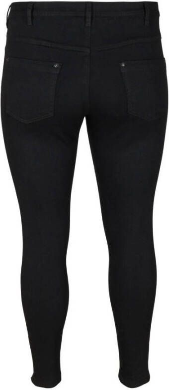 Zizzi high waist cropped super slim fit jeans AMY zwart - Foto 2