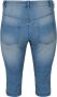 Zizzi high waist skinny capri jeans AMY lichtblauw denim - Thumbnail 3