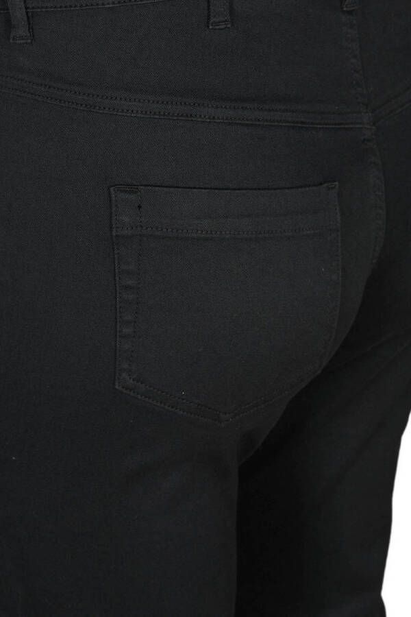 Zizzi high waist skinny capri jeans AMY zwart