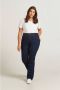 Zizzi high waist slim fit jeans Nile dark denim - Thumbnail 3
