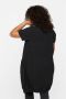 Zizzi korte jurk met elastische boord JEASY zwart - Thumbnail 2