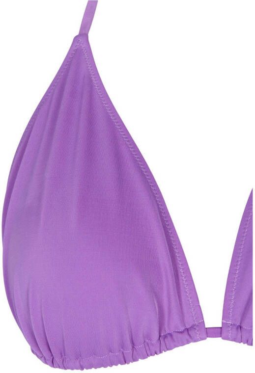 Zizzi niet-voorgevormde triangel bikinitop SMIA paars