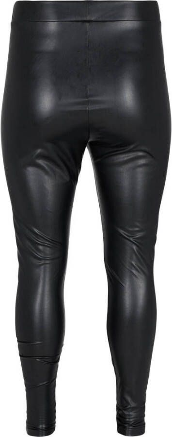 Zizzi Plus Size gecoate legging Vana zwart - Foto 3