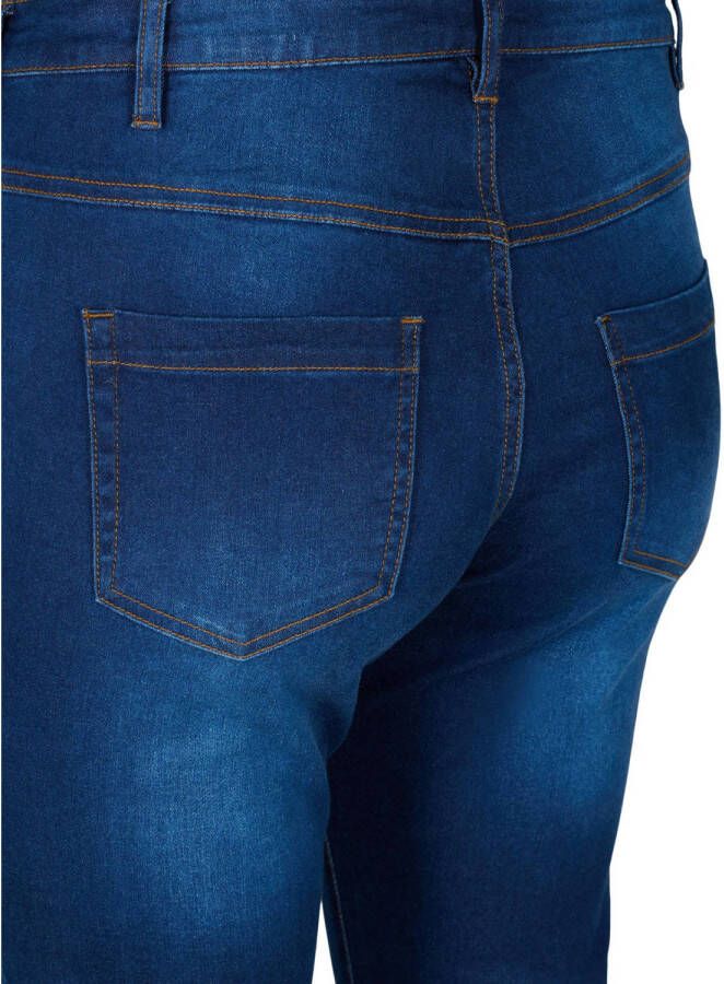 Zizzi slim fit jeans EMILY dark blue denim