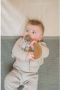 Zusss gebreide baby wiegdeken 75x100 cm saliegroen Babydeken Effen - Thumbnail 2