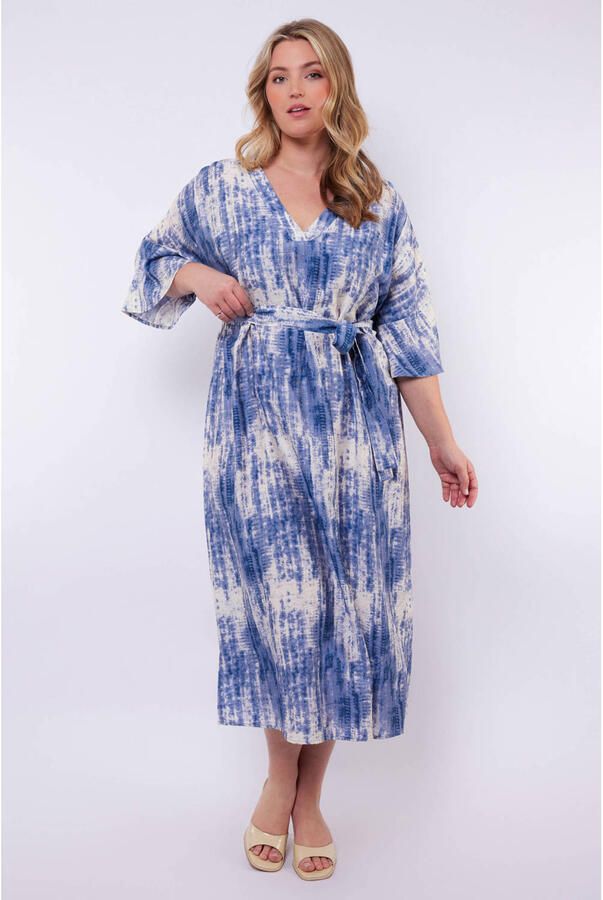 Exxcellent A-lijn jurk blauw