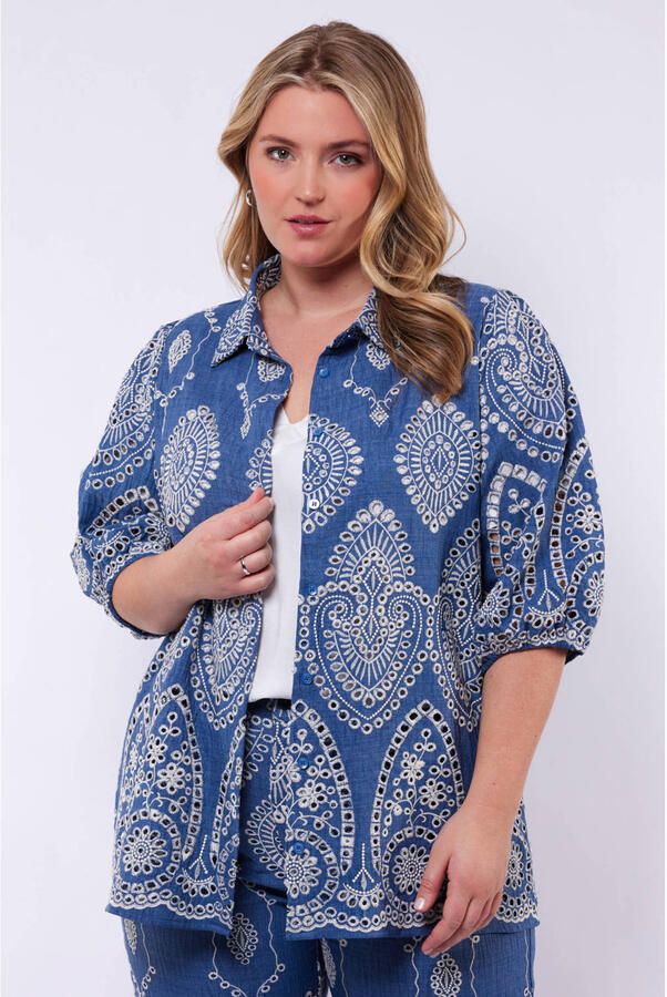 Exxcellent blouse blauw