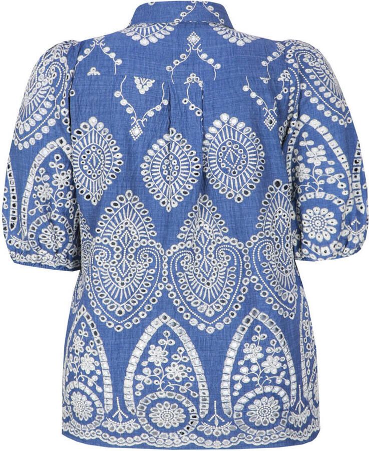 Exxcellent blouse blauw - Foto 2