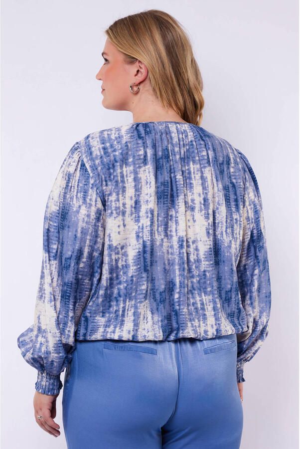 Exxcellent blousetop blauw - Foto 3