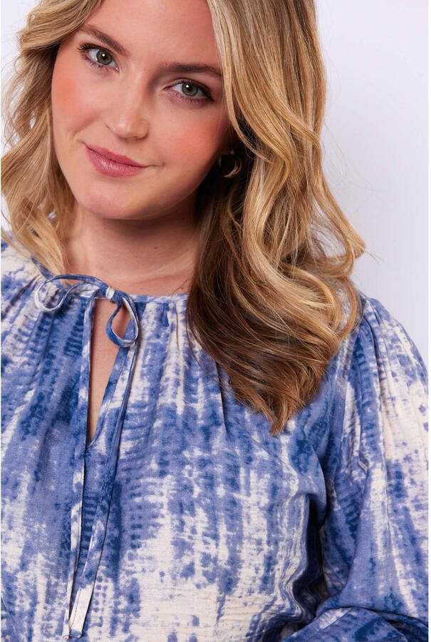 Exxcellent blousetop blauw - Foto 2