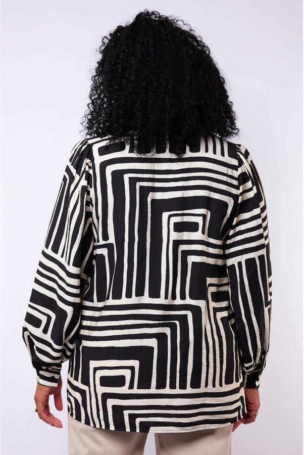 Exxcellent blousetop zwart - Foto 3