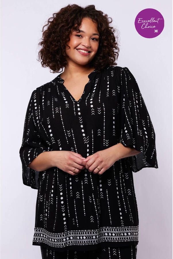 Exxcellent blousetop zwart