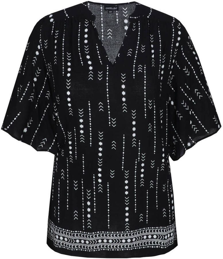 Exxcellent blousetop zwart - Foto 2