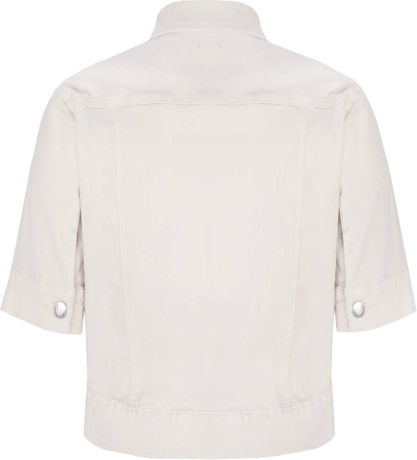 Exxcellent denim spijkerjas beige - Foto 2