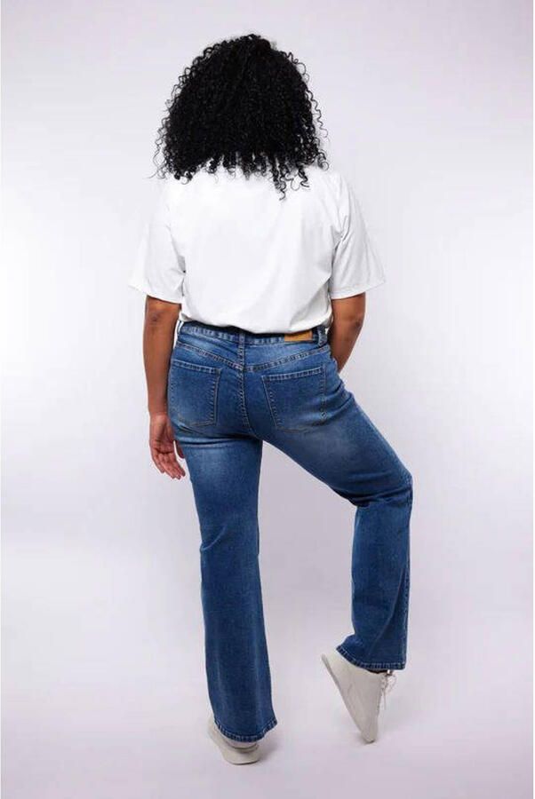Exxcellent flared jeans dark blue denim - Foto 2