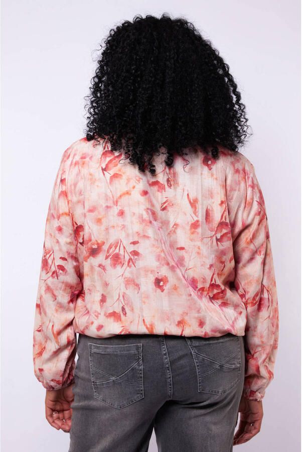 Exxcellent gebloemde blouse lichtroze - Foto 3