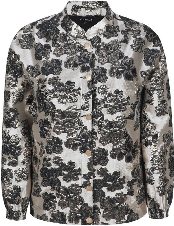 Exxcellent gebloemde jacket Plus Size meerkleurig