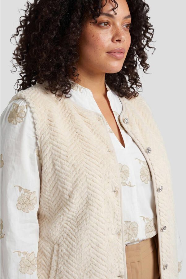Exxcellent gilet Plus Size zand - Foto 2
