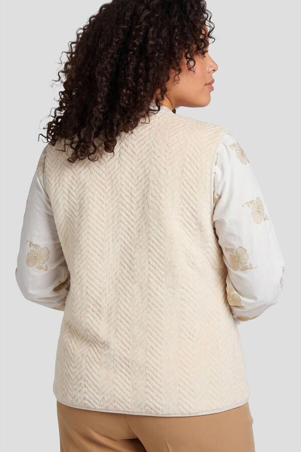 Exxcellent gilet Plus Size zand - Foto 3