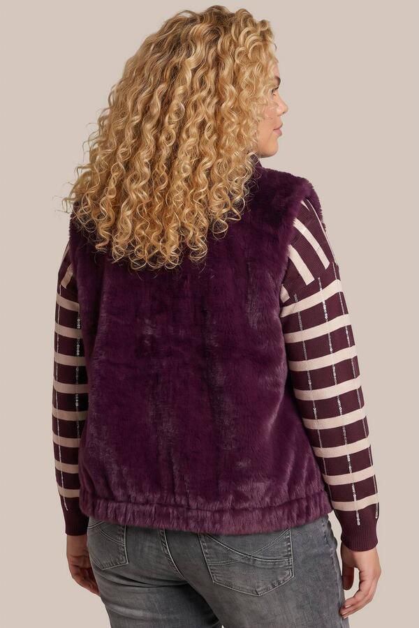 Exxcellent Plus Size gilet donkerrood - Foto 2