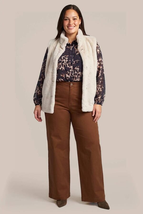 Exxcellent Plus Size gilet zand - Foto 2