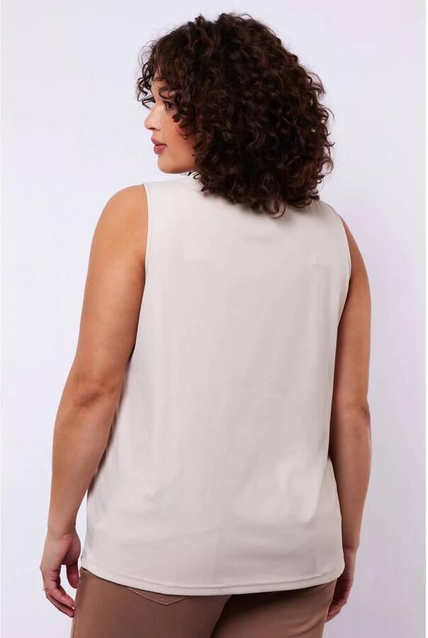 Exxcellent Plus Size top zand - Foto 3