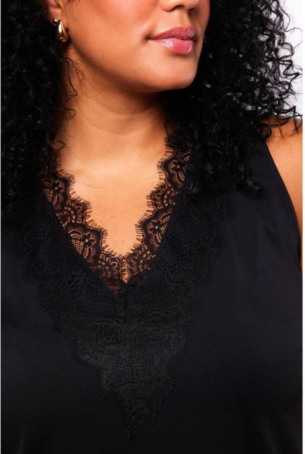 Exxcellent Plus Size top zwart - Foto 2