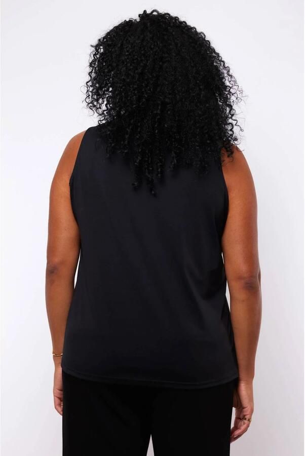 Exxcellent Plus Size top zwart - Foto 3
