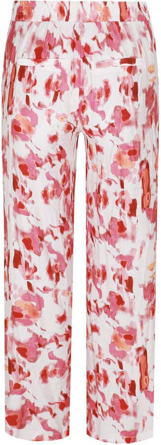 Exxcellent regular waist casual broek rood - Foto 2