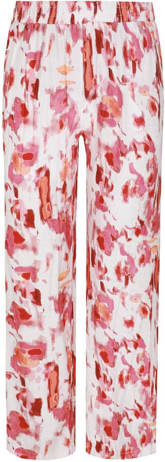 Exxcellent regular waist casual broek rood - Foto 3