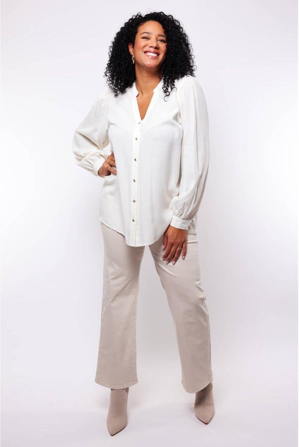 Exxcellent regular waist mom jeans zand - Foto 2