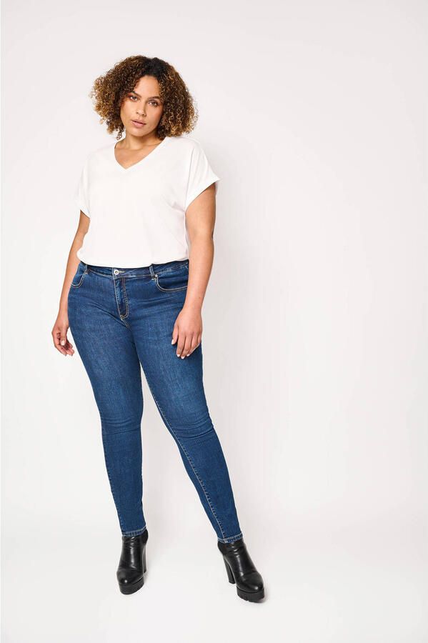 Exxcellent skinny jeans Charlie blauw - Foto 2