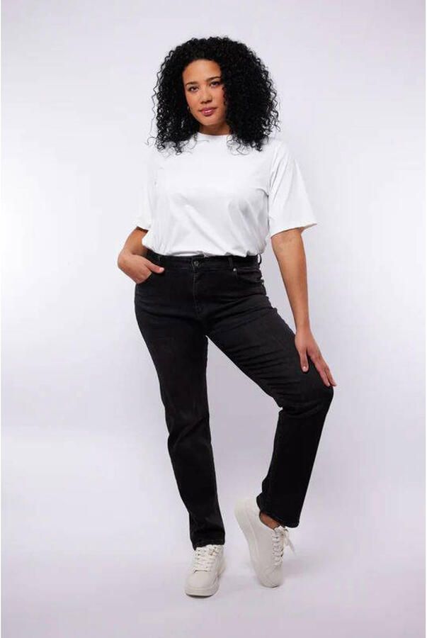 Exxcellent straight leg jeans black denim