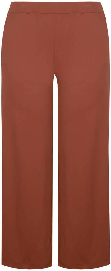 Exxcellent straight leg pantalon Plus Size terra