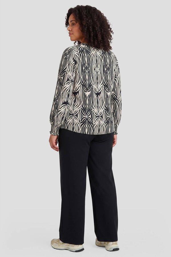 Exxcellent straight leg pantalon Plus Size zwart - Foto 2