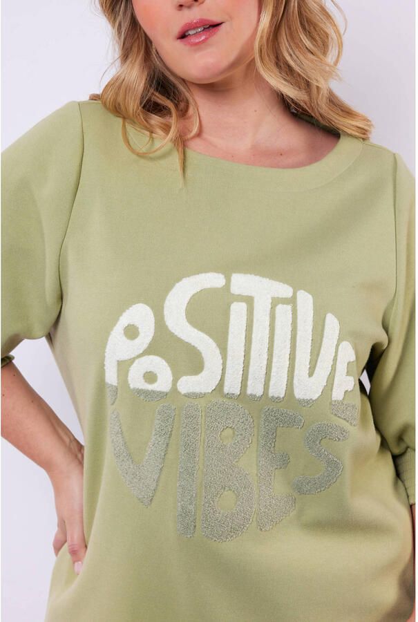 Exxcellent sweater lichtgroen - Foto 2