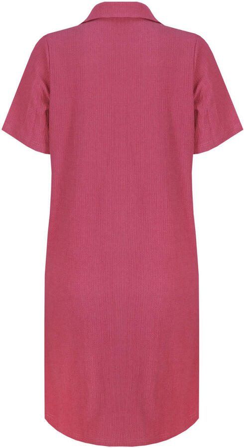 Exxcellent t-shirtjurk midi jurk rood - Foto 3